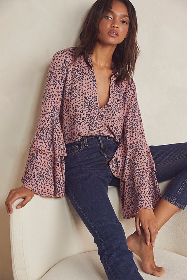 Ditsy Floral Bodysuit | Free People (Global - UK&FR Excluded)