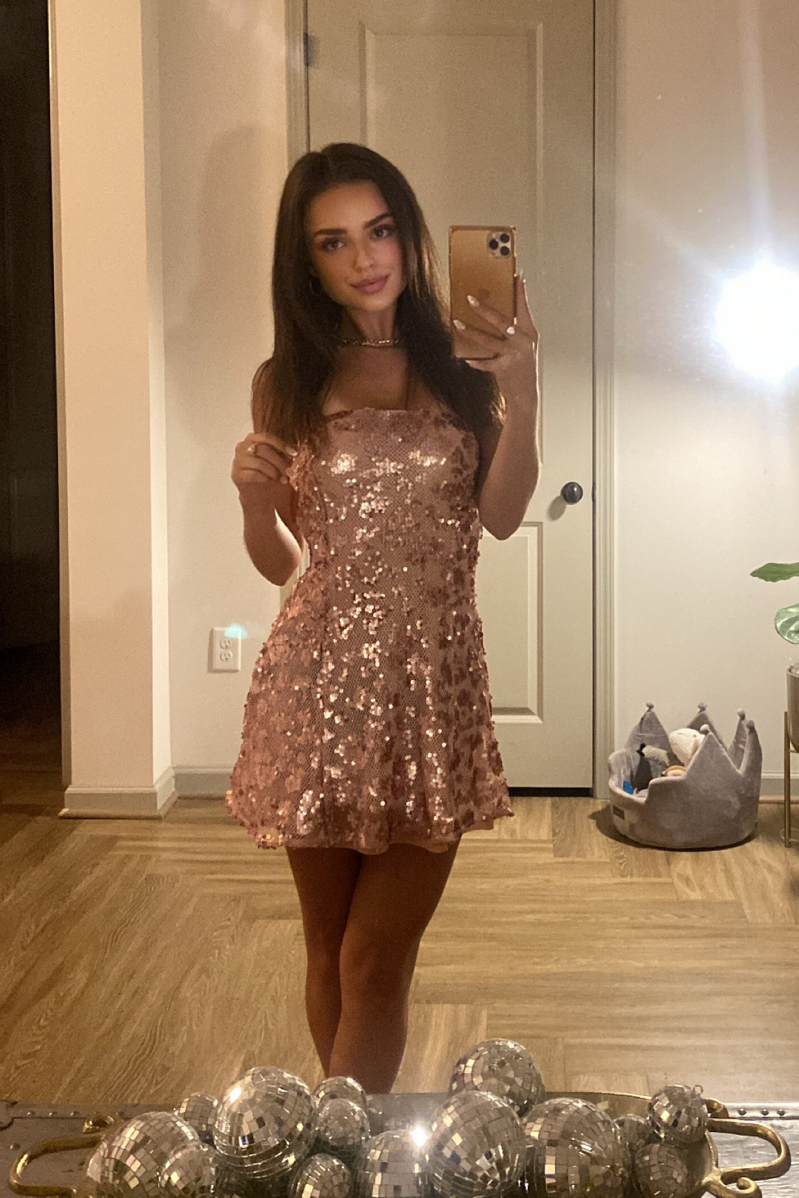 Cutest pink barbie sequin dress from Meshki. High quality and flattering shape. On sale! 

Size XS

#LTKparties #LTKfindsunder100 #LTKSale