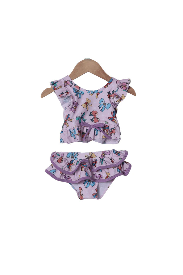 Princess Bow Skirted 2Pc Swimsuit | The Smocked Flamingo