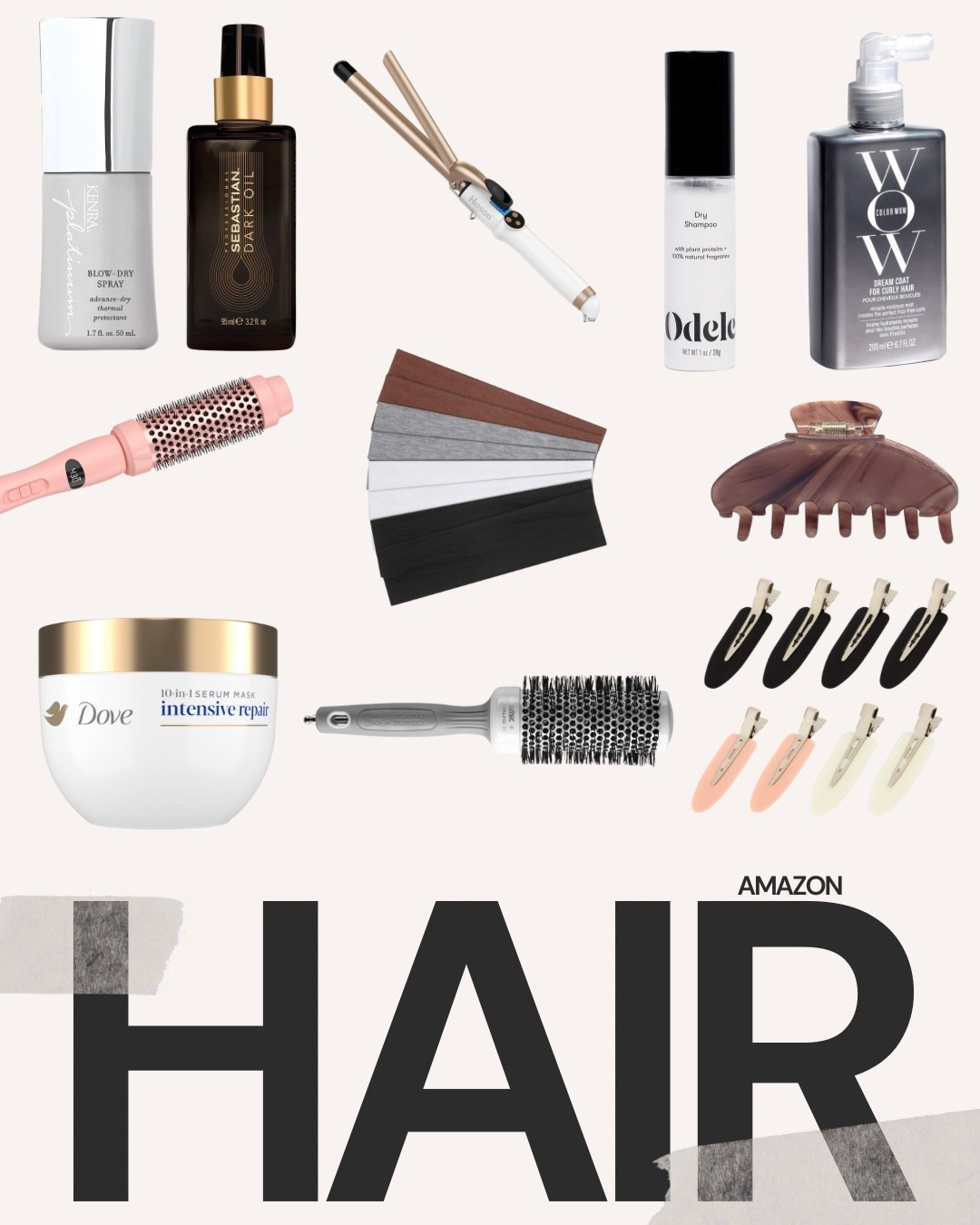 Some current hair favorites on Amazon! The thermal brushed I used today is on sale for $13!! 

#LTKSaleAlert #LTKBeauty