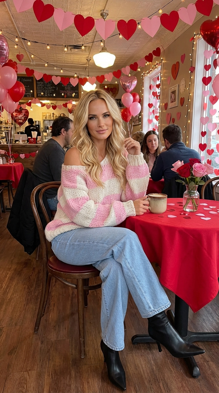 Pretty in pink stripes! 💕
Obsessed with this pink and cream striped sweater! The oversized fit, soft knit fabric, and cold shoulder cutout details make it so fun and flattering. Love the pastel color combo - it's perfect for spring!
Paired it with light wash straight leg jeans and black pointed toe ankle boots for an easy casual look. The light denim balances the cozy sweater perfectly and the boots add just the right amount of polish.
This sweater is so comfortable and comes in multiple colors! It's great for layering or wearing on its own during transitional weather. Perfect for casual outings, coffee dates, errands, or weekend plans.
These jeans are incredibly flattering and hit at the perfect length with boots or heels. Such a versatile pair that goes with everything!
Shop this spring outfit by following me in the LTK app 🛍️
#LTKfinds #LTKstyletip #LTKunder100 #stripesweater #pinksweater #coldshouldersweater #springoutfit #springstyle #straightlegjeans #lightwashdenim #blackboots #pointedtoeboots #anklebooties #casualstyle #ootd #outfitinspo #sweaterweather #springfashion #pastels #cozyandcute #everydaystyle #denimstyle 

#LTKfitnessgoals #LTKValentine #LTKdayinmylife