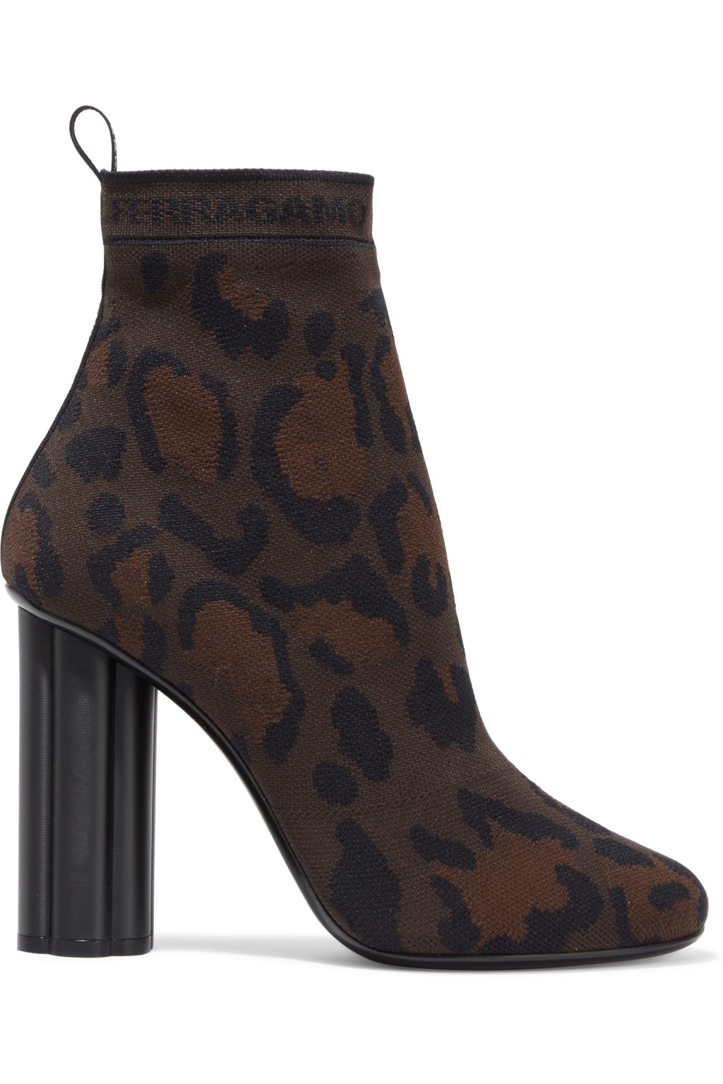 Capo 105 leopard-jacquard sock boots | The Outnet (US and CA)