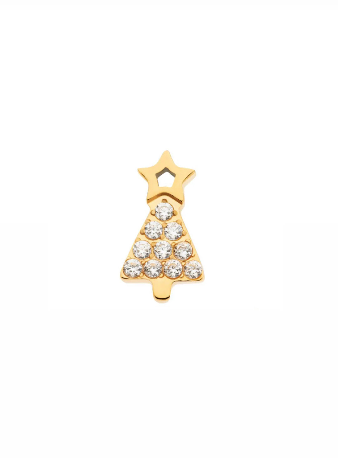24k Sparkly Tree Flat Back | Pierced by Ash Design