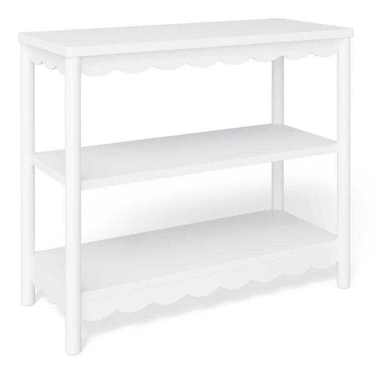 Mainstays Kids Scallop Bookcase, White | Walmart (US)