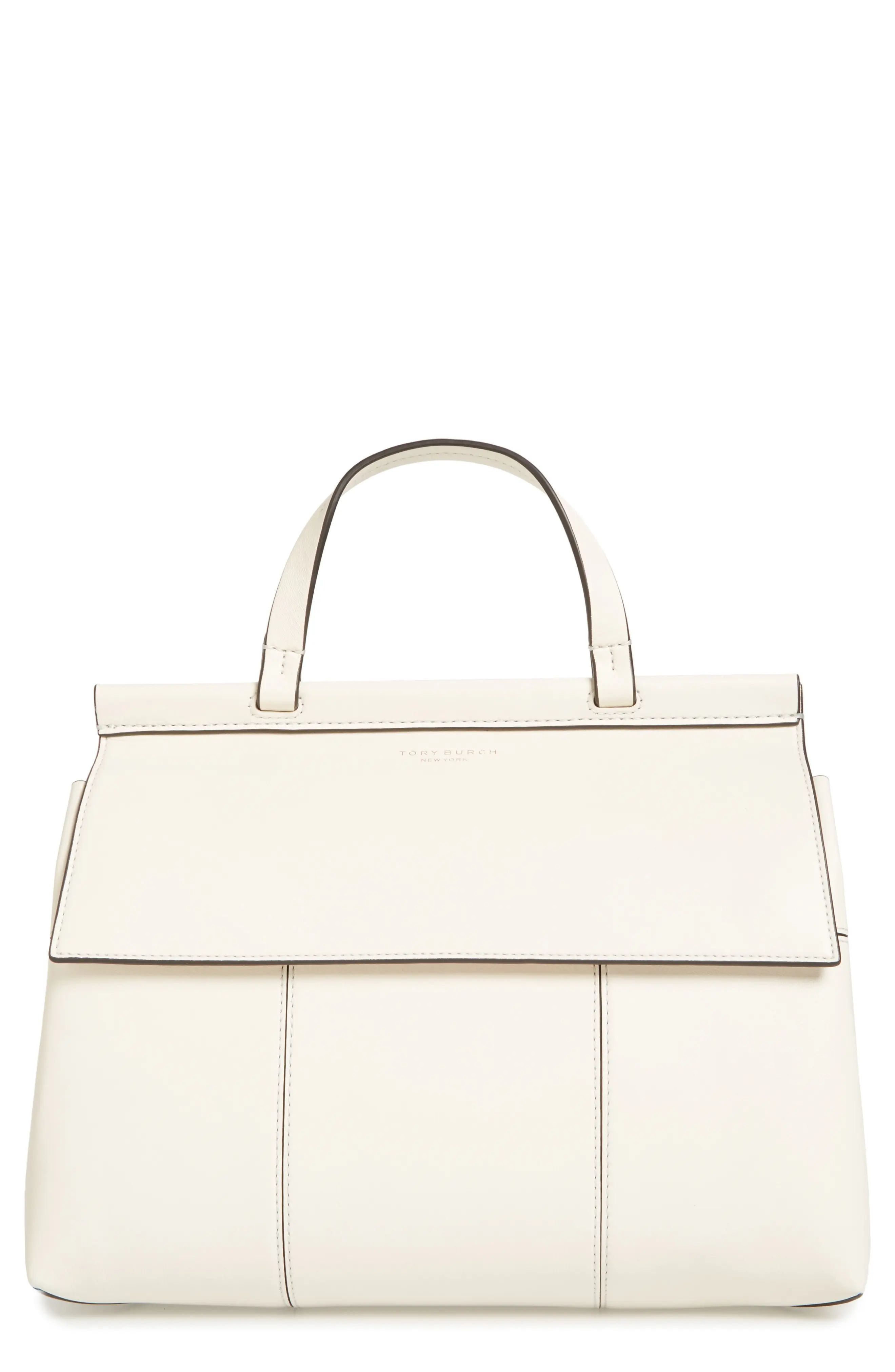 Block T Leather Top Handle Satchel | Nordstrom