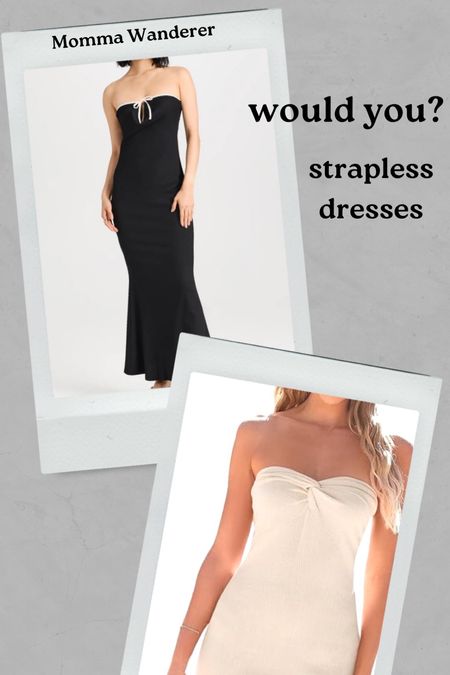 Would you follow this trend? Strapless summer dresses, vacation outfits 

#LTKU #LTKover40 #LTKSeasonal