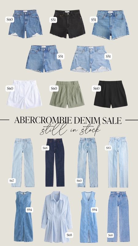 Abercrombie denim sale favorites that are still in stock!

#LTKGiftGuide #LTKbeauty #LTKsalealert
