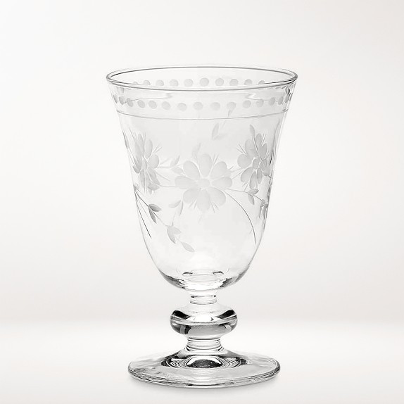 Vintage Etched Goblets, 9-oz | Williams-Sonoma