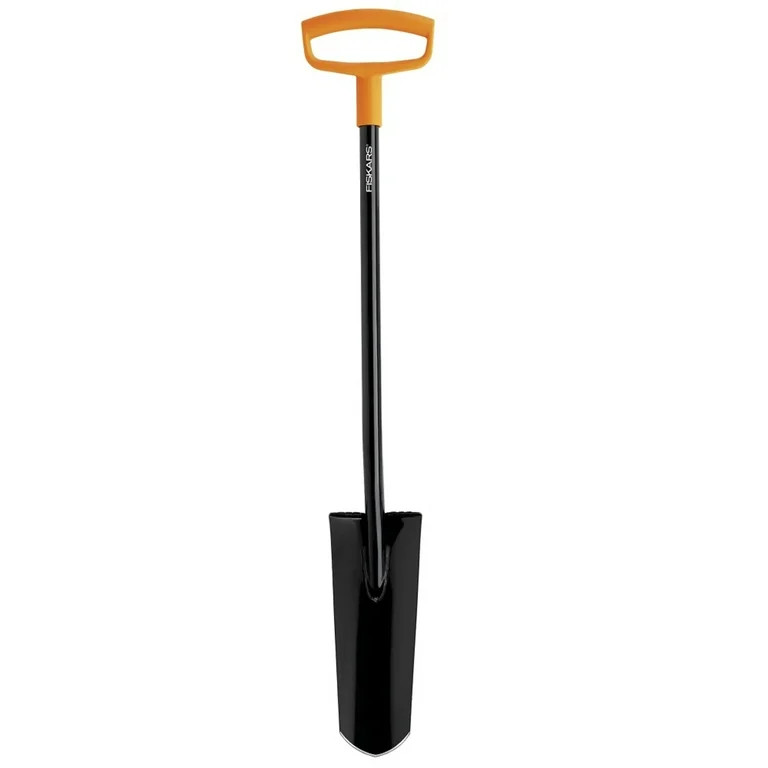Fiskars D-Handle Steel Transplant Spade, 46" | Walmart (US)