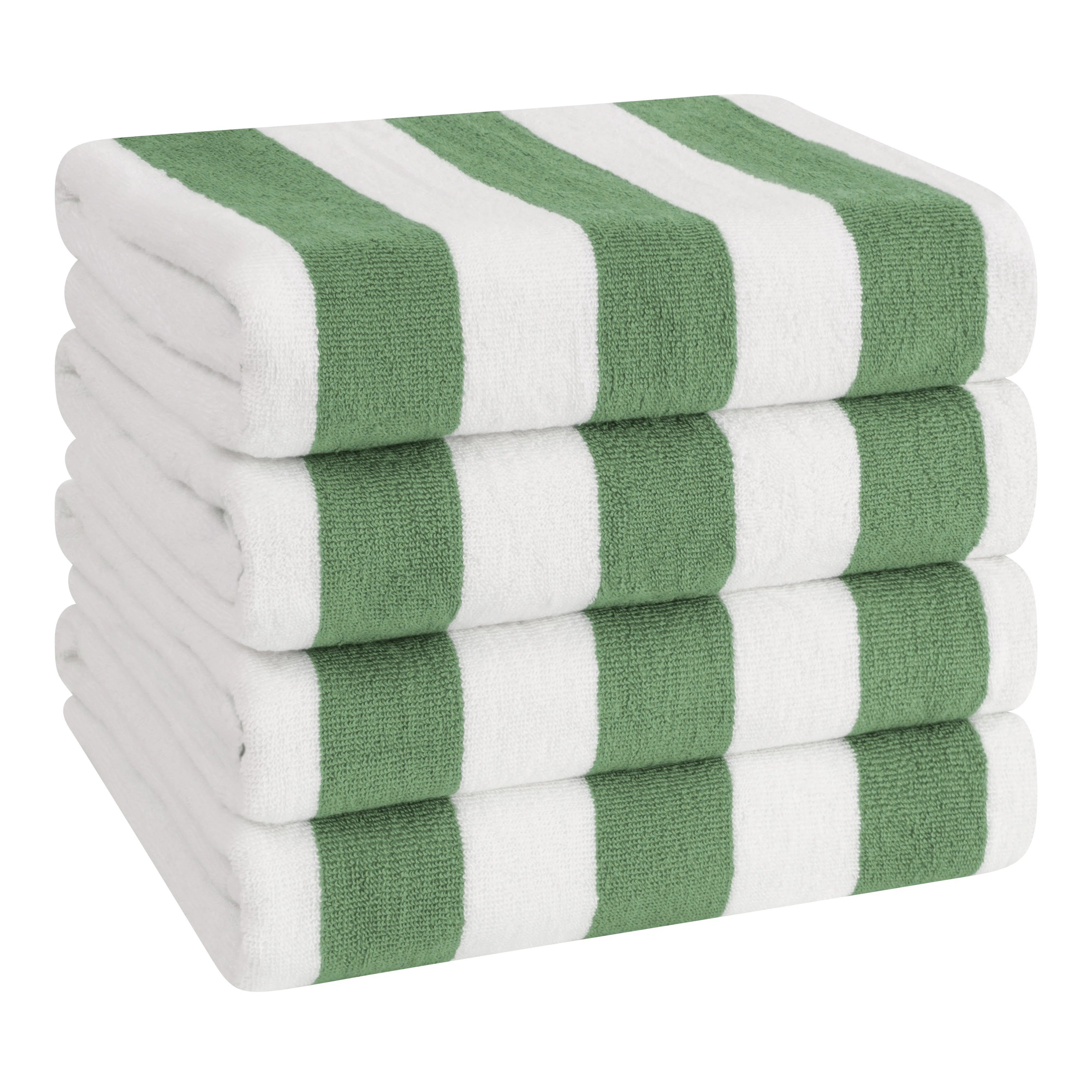 Devontia Cabana Striped Beach Towels, 30x60 inch 4 Piece Oversize Pool Towels (Set of 4) | Wayfair North America