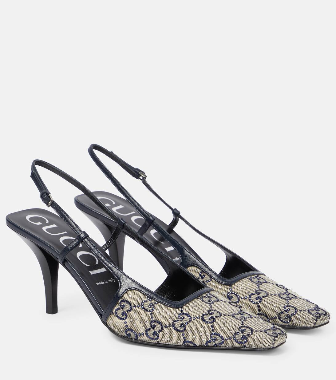 GG embellished slingback pumps | Mytheresa (US/CA)