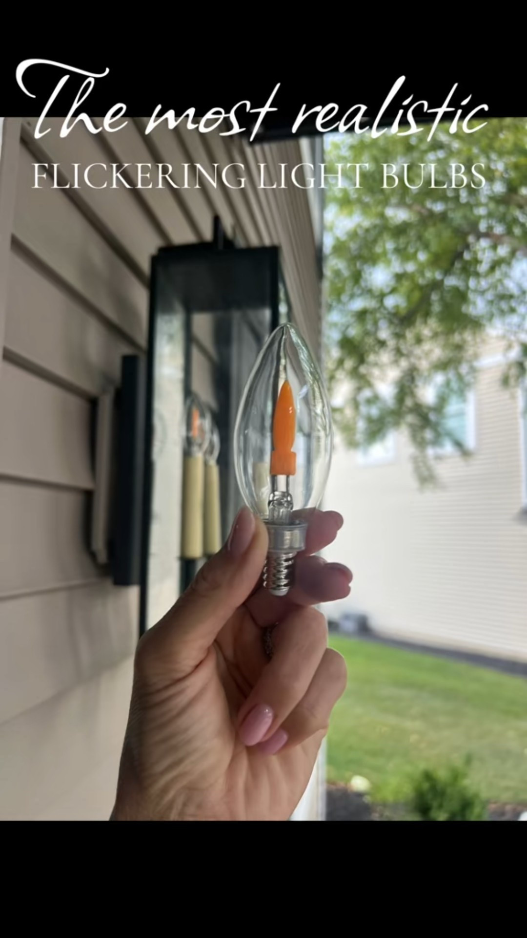 Flicker Candle Light Bulbs for Outdoor Lanterns

These flicker candle light bulbs are one of my favorite outdoor upgrades. I added them to my lanterns and love the soft, warm glow they give off — it looks just like candlelight without the hassle. They instantly make the exterior feel cozy, classic, and welcoming. Perfect for porches, entryways, and outdoor lanterns year-round.

#LTKHome #LTKFindsUnder50 #LTKdayinmylife