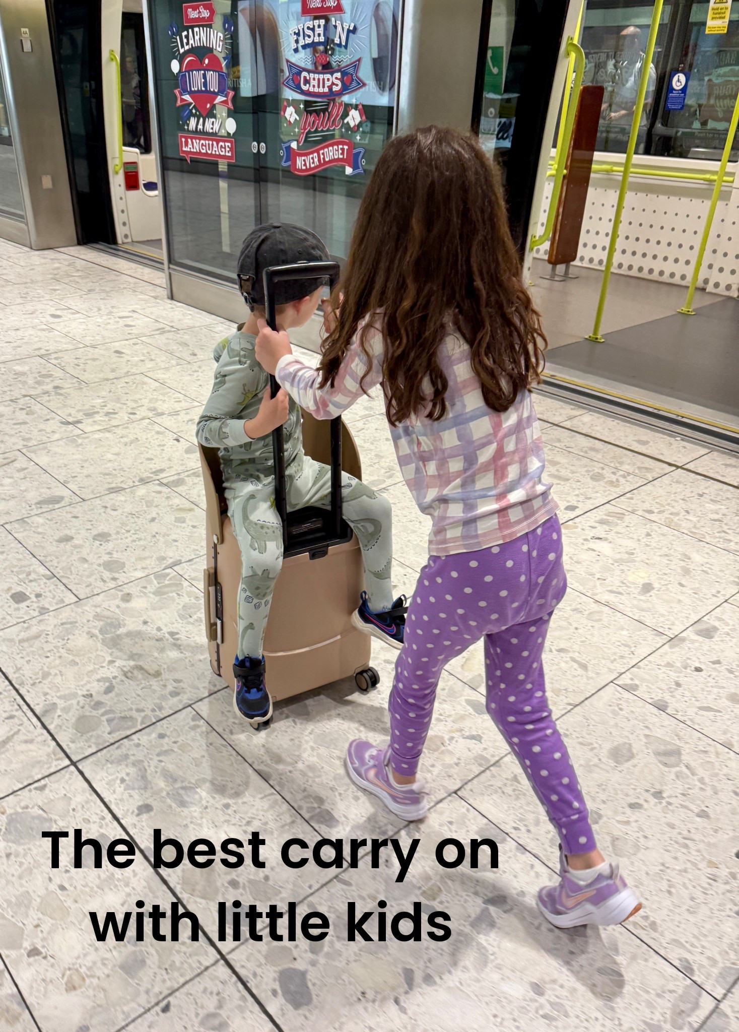 The best carry on suitcase if you have little kids! 

#LTKmomlife #LTKTravel #LTKKids