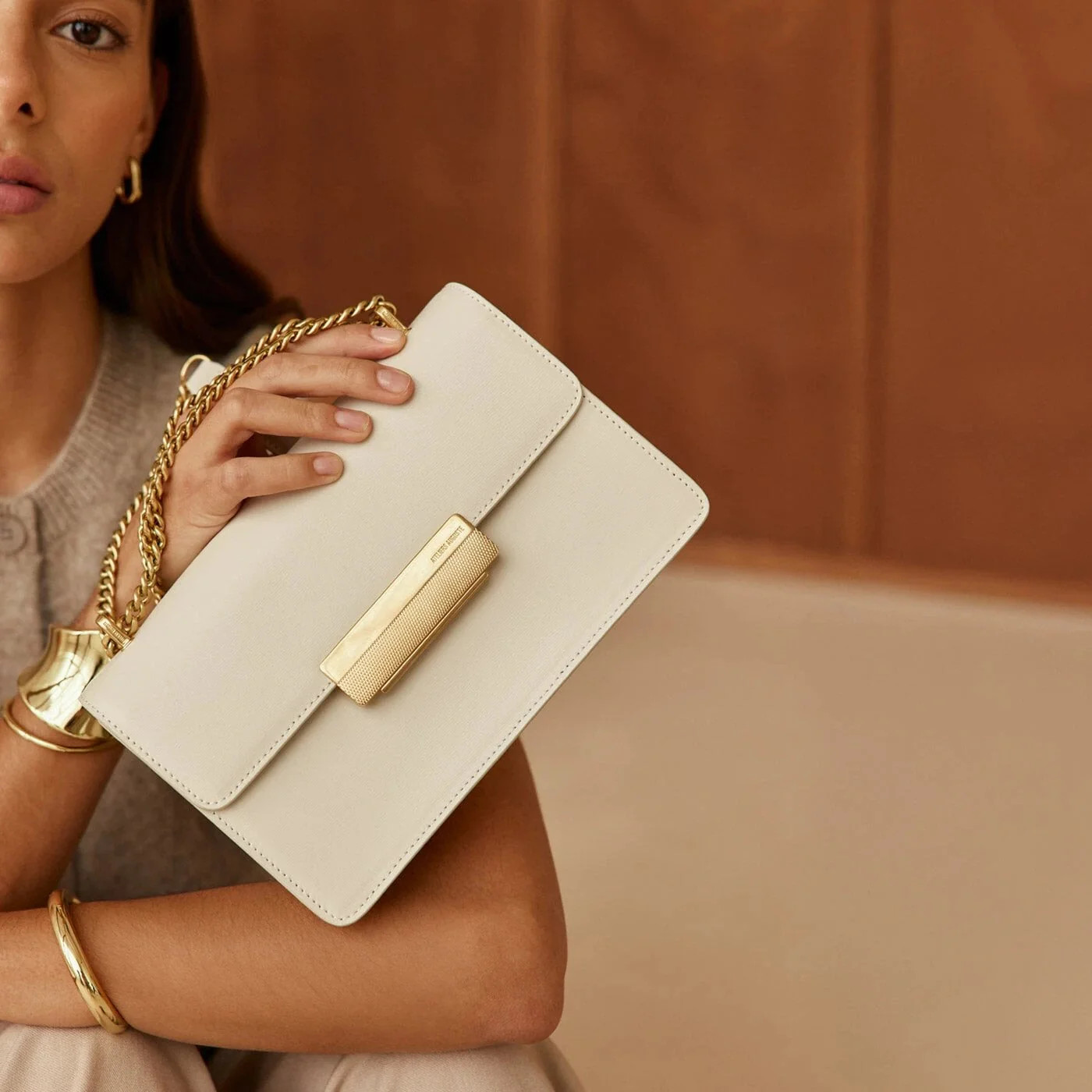 Alma Gold Edition - Cuir Box Blanc Cassé - Ateliers Auguste | ATELIERS AUGUSTE