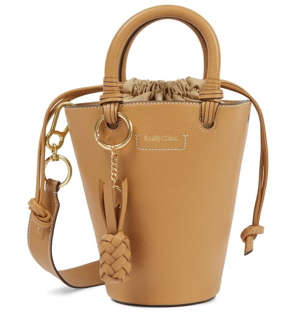 Cecilya Mini leather bucket bag | Mytheresa (US/CA)