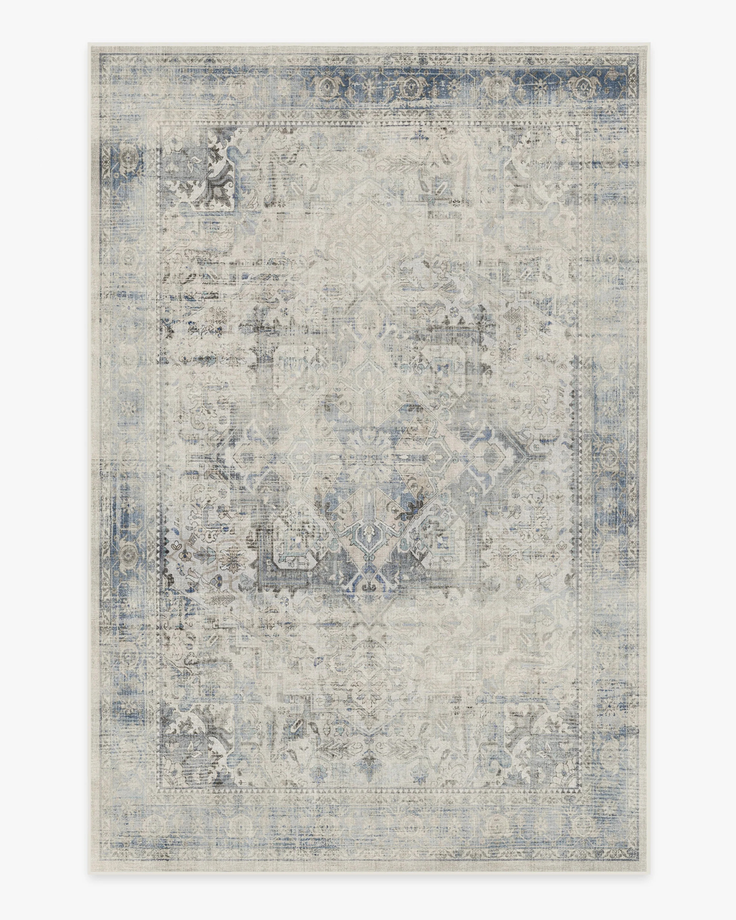 Kamran Blue Quartz Rug | Ruggable