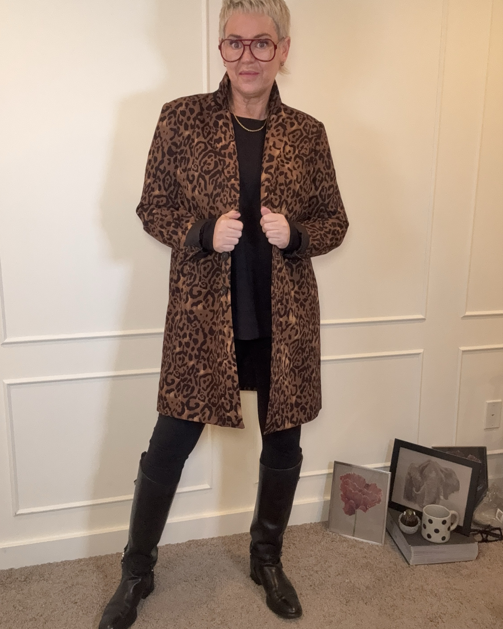 Fall is my favourite time of year 
Gucci boots are the current style of the riding boot 
Brown boots I’m wearing are Remonte 

#LTKstyletip #LTKover50style #LTKmidsize