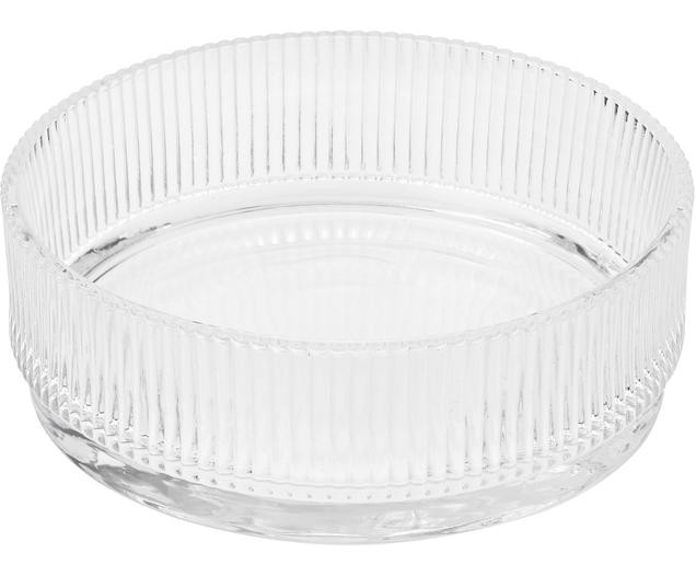 Glas-Servierschale Pilastro mit Rillenrelief | WestwingNow EU