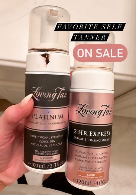 My favorite self tanners are on sale today!! Love the platinum for a deeper tan and the 2 hour express for a quick tan!! Also love their gradual tanning lotion! 

#LTKSale #LTKbeauty