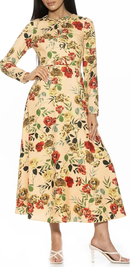 Ophelia Long Sleeve Midi Dress | Nordstrom Rack