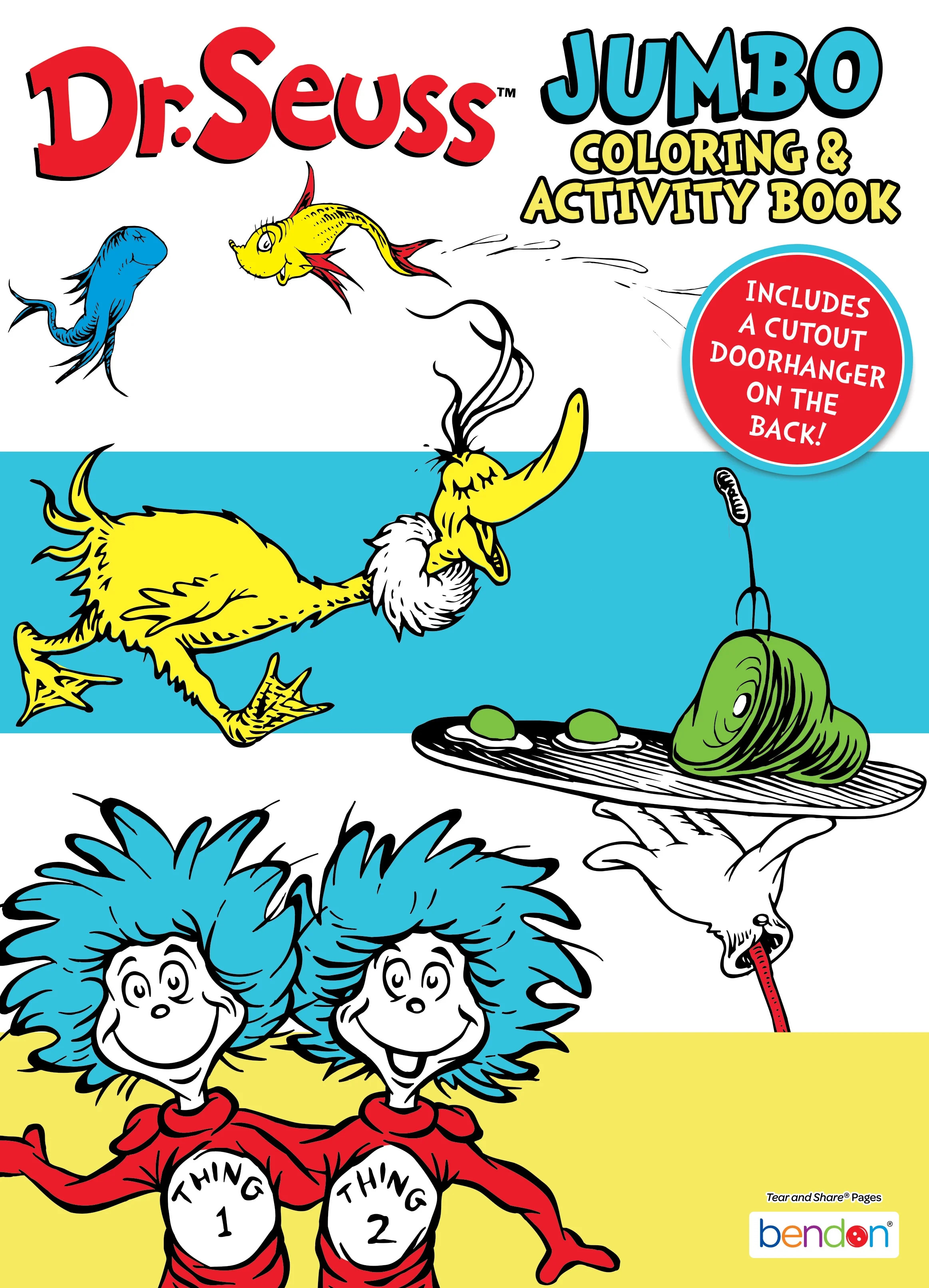 Dr. Seuss Jumbo Coloring and Activity Book, 64 Pages, Paperback | Walmart (US)