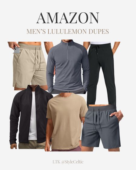 Amazon Lululemon dupes for men’s clothing 🤩
.
.
Men’s fashion, men’s clothes, Lulu dupes, lululemon dupes, Lululemon inspired, athletic clothes, gym shorts, gym outfits, workout clothes, workout outfits, golf clothes, golf outfits, fitness outfits, lululemon hoodie, lululemon shirts, dressy clothes, dressy outfits, joggers, men’s joggers, men’s sweatpants, men’s clothing sale, men’s clothes, men’s style, men’s crewneck sweatshirts, neutral outfits, Black Friday, cyber Monday, cyber sale, gifts for men, gifts for him, dad gift guide, boyfriend gifts, Black Friday sale, husband gifts, fiance gifys, men’s athletic workout fitness clothing, men’s casual style, boyfriend Easter baskets

#LTKGiftGuide 

#LTKmens #LTKfindsunder50 #LTKfitness