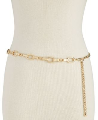 I.n.c. International Concepts Metal Chain Belt, Created for Macy's - Gold | Macy's
