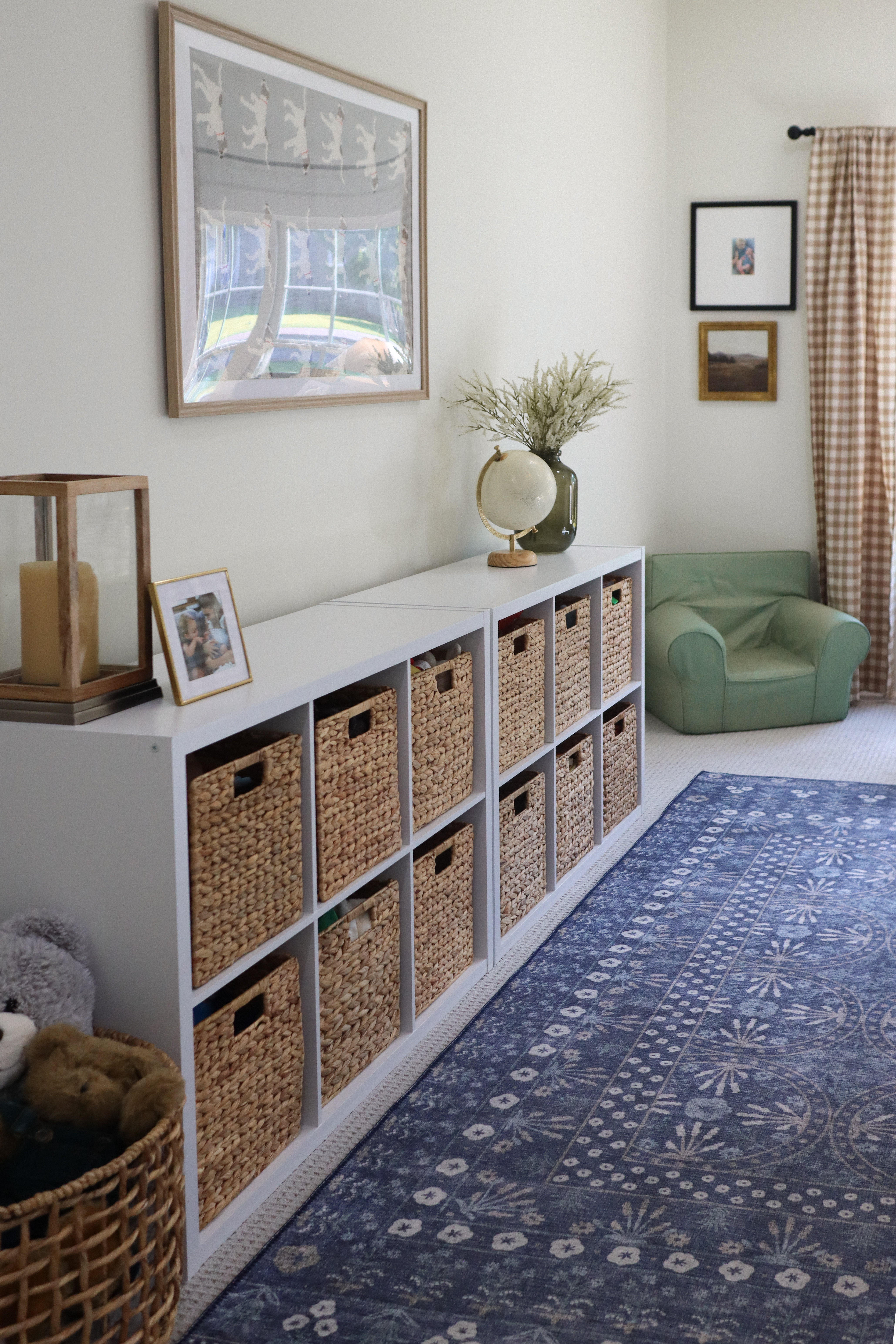 Playroom + Office Combo Reveal
This cozy, multi-purpose room proves that practical can be beautiful. We transformed a blank bonus room (a former garage!) into a functional playroom and home office that works for the whole family — perfect for toddlers and adults. With smart toy storage, a DIY chalkboard wall, layered rugs, cozy seating, and a clean, neutral desk setup, this space balances playful with peaceful. Whether you're looking for ideas for a small shared space, toddler-friendly storage, or a home office with charm — I’ve linked everything I can or found similar pieces to help you recreate the look. 

 #LTKHome #LTKKids #LTKFamily