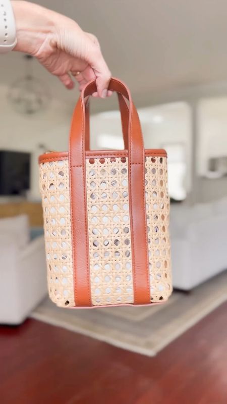 Rattan bag for spring! Target bag. Target style  

#LTKfindsunder50 #LTKVideo #LTKitbag