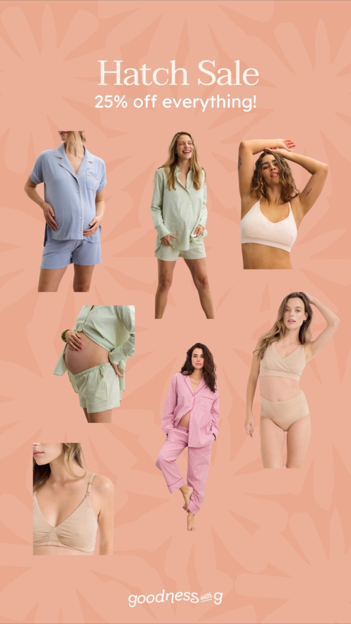 Perfect opp to stock up on nursing/pumping bras & maternity/postpartum pjs! Currently 25% off🩵

#LTKBump #LTKSaleAlert #LTKmomlife