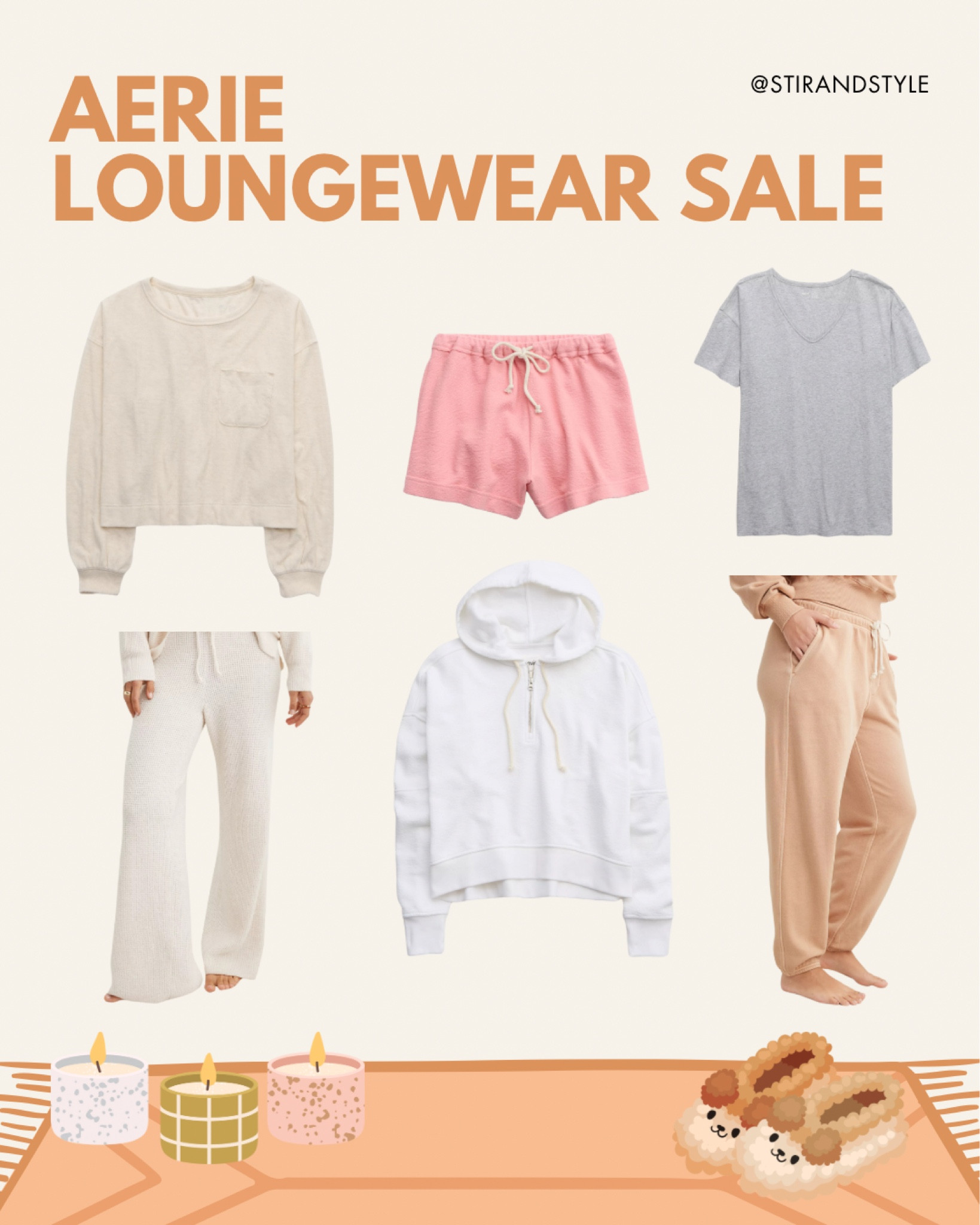 Shops Aerie’s comfiest fits with style up to 60% off! 

#LTKActive #LTKsalealert #LTKhome