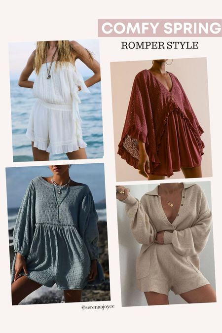 Comfy spring rompers!! Absolutely NEED 2 3 and 4

Romper outfit, rompers, free people, free people style, boho fashion, boho outfit, boho style, spring outfits, spring style, spring outfit ideas

#LTKmidsize #LTKfindsunder100 #LTKSeasonal