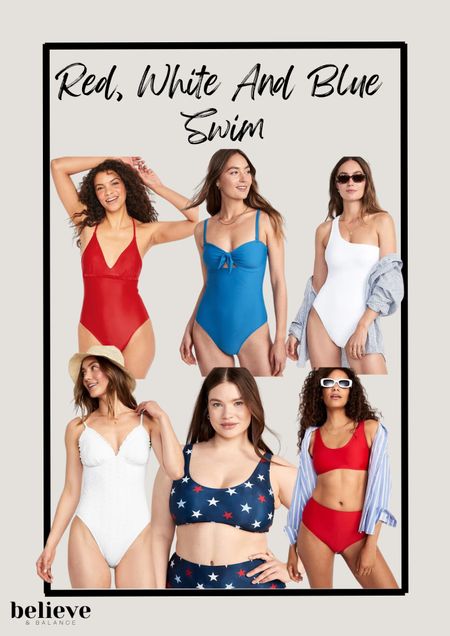 The 4th is right around the corner and these swimsuits are perfect for any poolside celebration for the holiday or a backyard barbecue.  

#LTKFind #LTKSeasonal #LTKswim