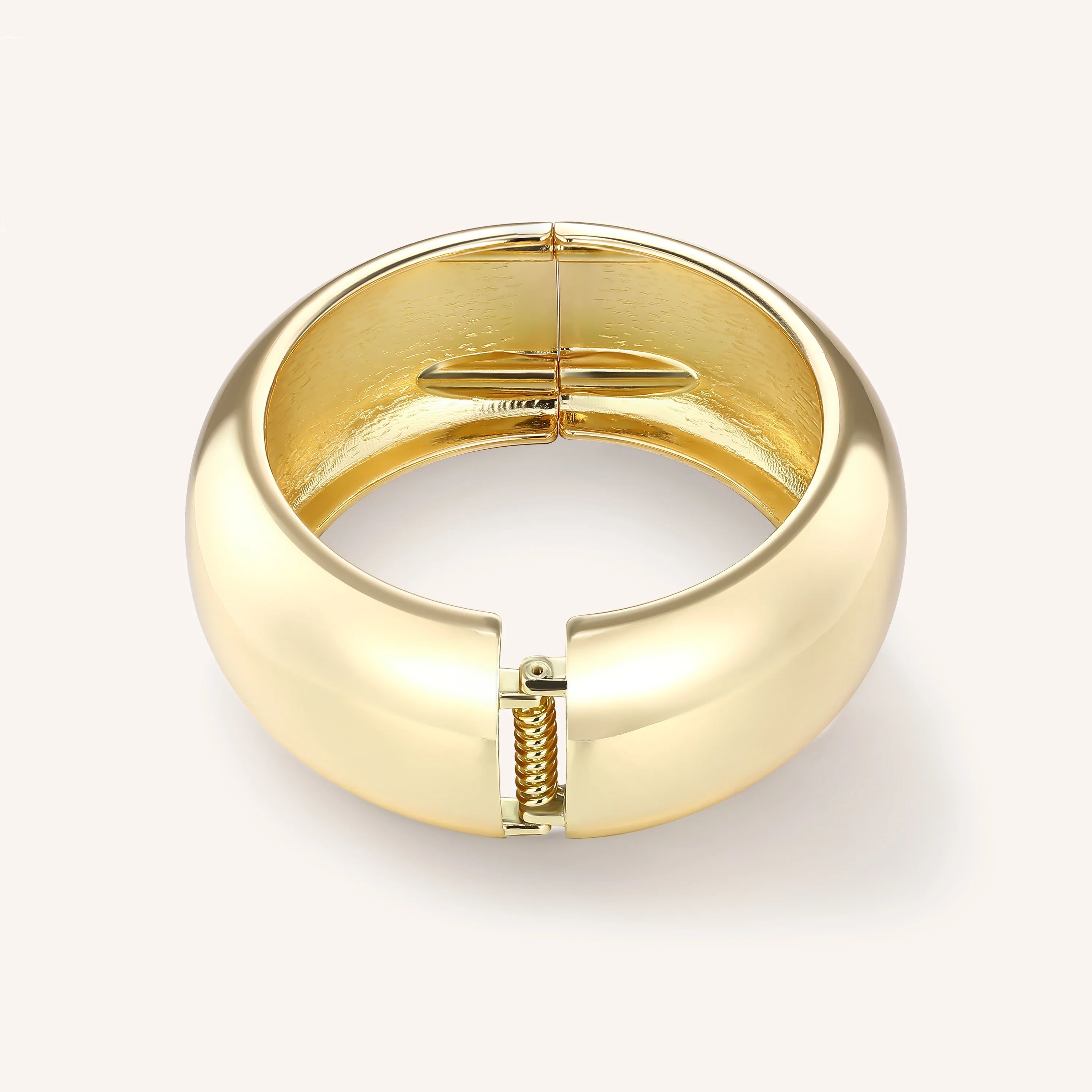 Bold Gold Bangle | Victoria Emerson