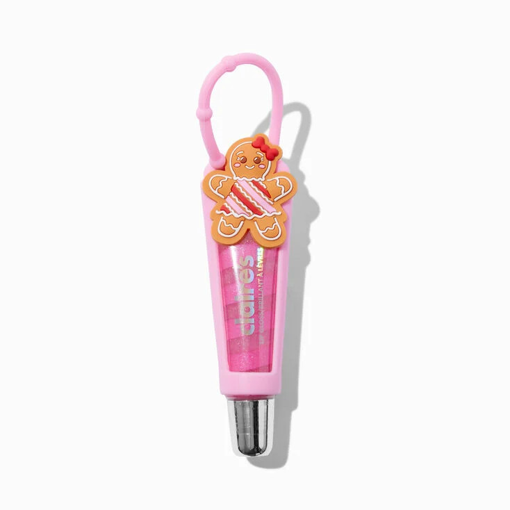 Gingerbread Man Swirl Lip Gloss Tube | Claire's (UK)