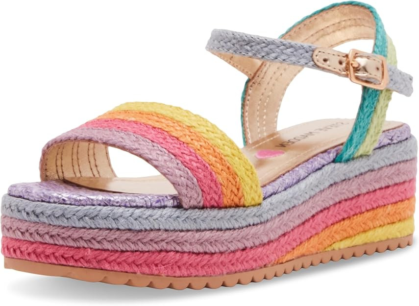 Steve Madden Girl's Cleo Wedge Sandal | Amazon (US)