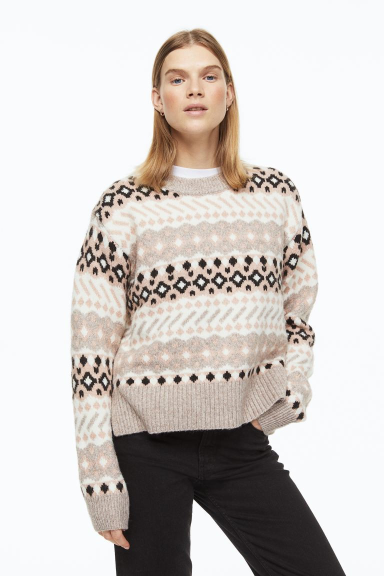 Jacquard-knit jumper | H&M (UK, MY, IN, SG, PH, TW, HK)
