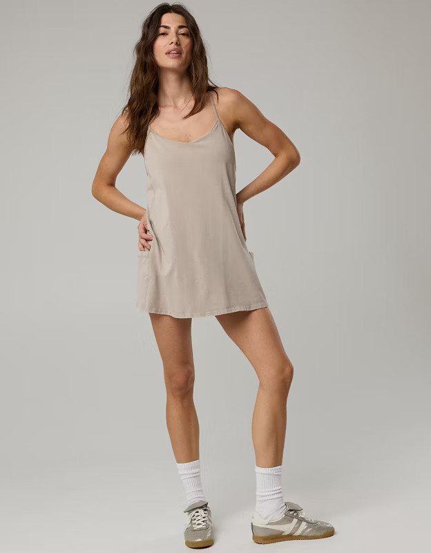 OFFLINE By Aerie OG Cotton Racerback Mini Dress | Aerie