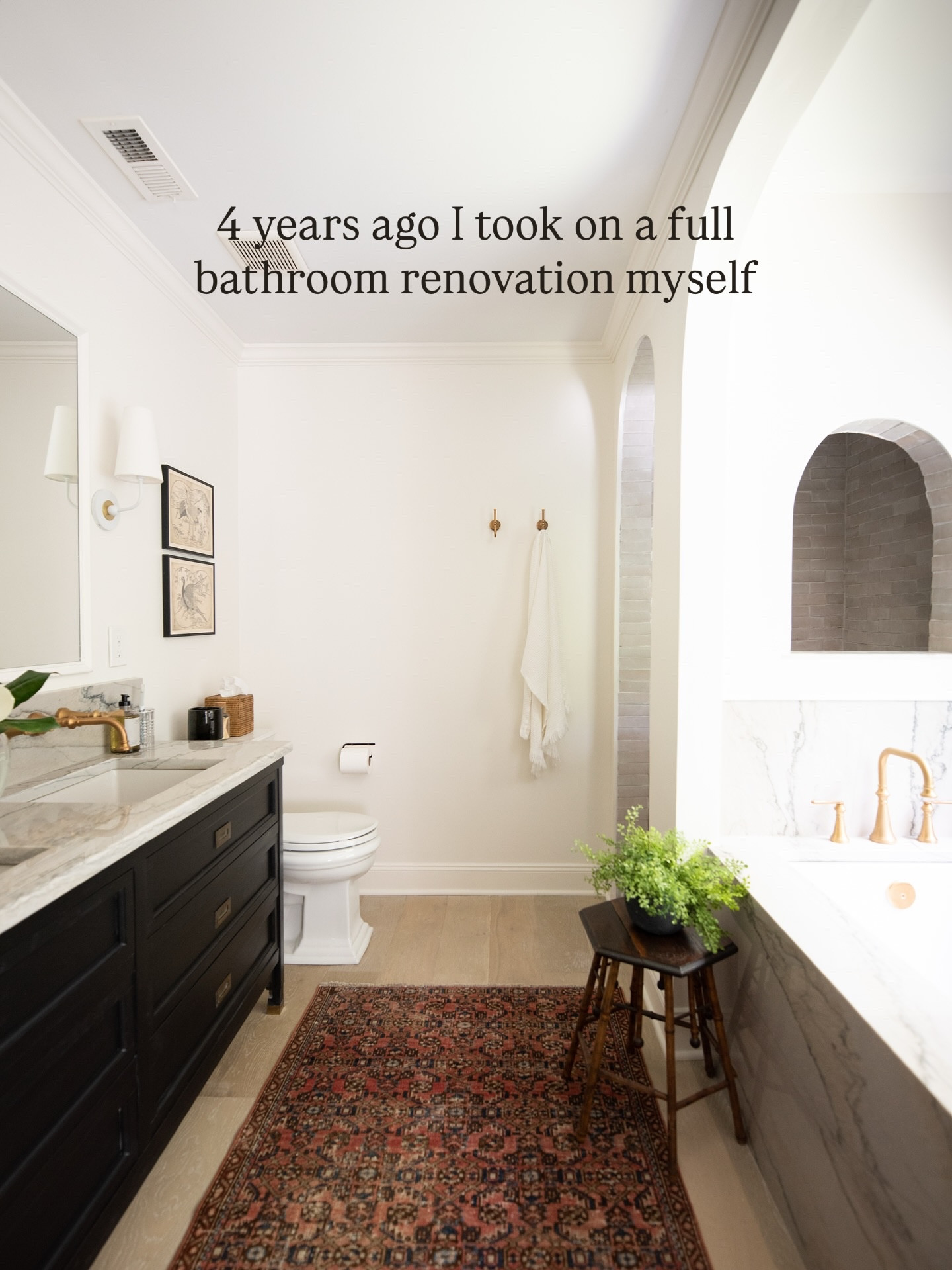 4 years ago 🥹 how many of you were here for this journey?? Kind of wish I could go back in time and do it all again ❤️#bathroominspo #beforeandafter #renovating

#LTKFamily #LTKHome #LTKStyleTip