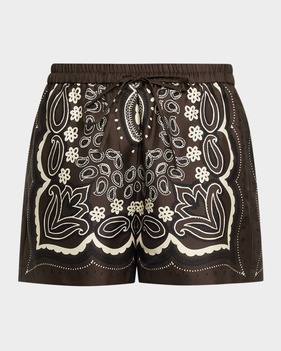 Nili Lotan Frances Silk Shorts | Neiman Marcus