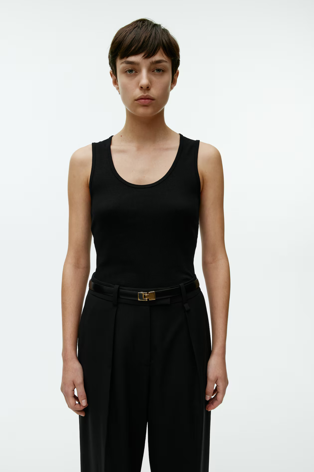 Rib Tank Top | H&M (UK, MY, IN, SG, PH, TW, HK)