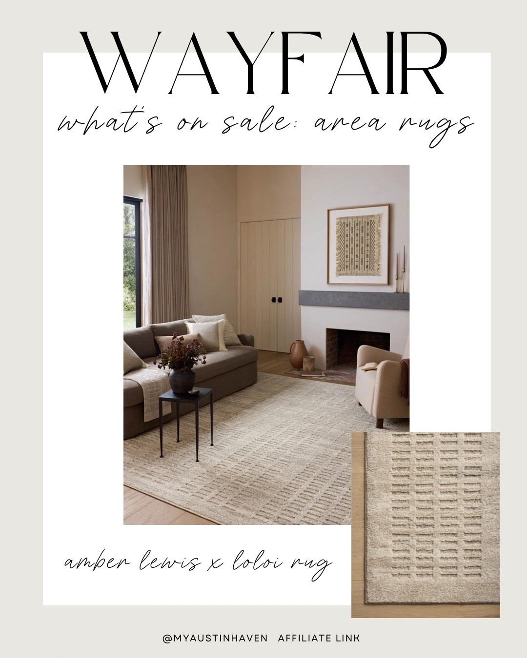 Wayfair 48 Hour Sale - what to add to cart?

This gorgeous Amber Lewis x Loloi Rug! Perfect neutral rug with texture to add subtle detail. Top rated and reviewed.

Loloi rug, Wayfair Sale, Area Rugs, Loloi Sale, Wayfair Finds

#LTKHome #LTKSaleAlert