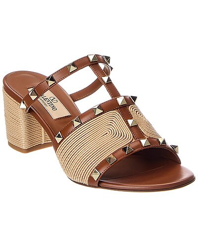 Rockstud 60 Leather Sandal | Rue La La