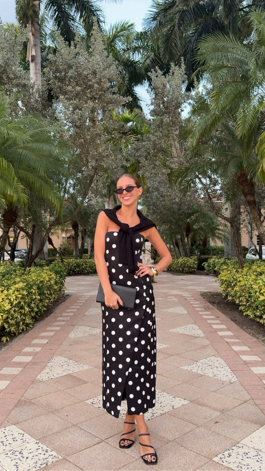 palm beach ootn #palmbeach #preppy #ootn #whatiwore #polkadots #oldmoneyaesthetic #straplessdress #mididress

#LTKWedding #LTKFindsUnder100 #LTKTravel