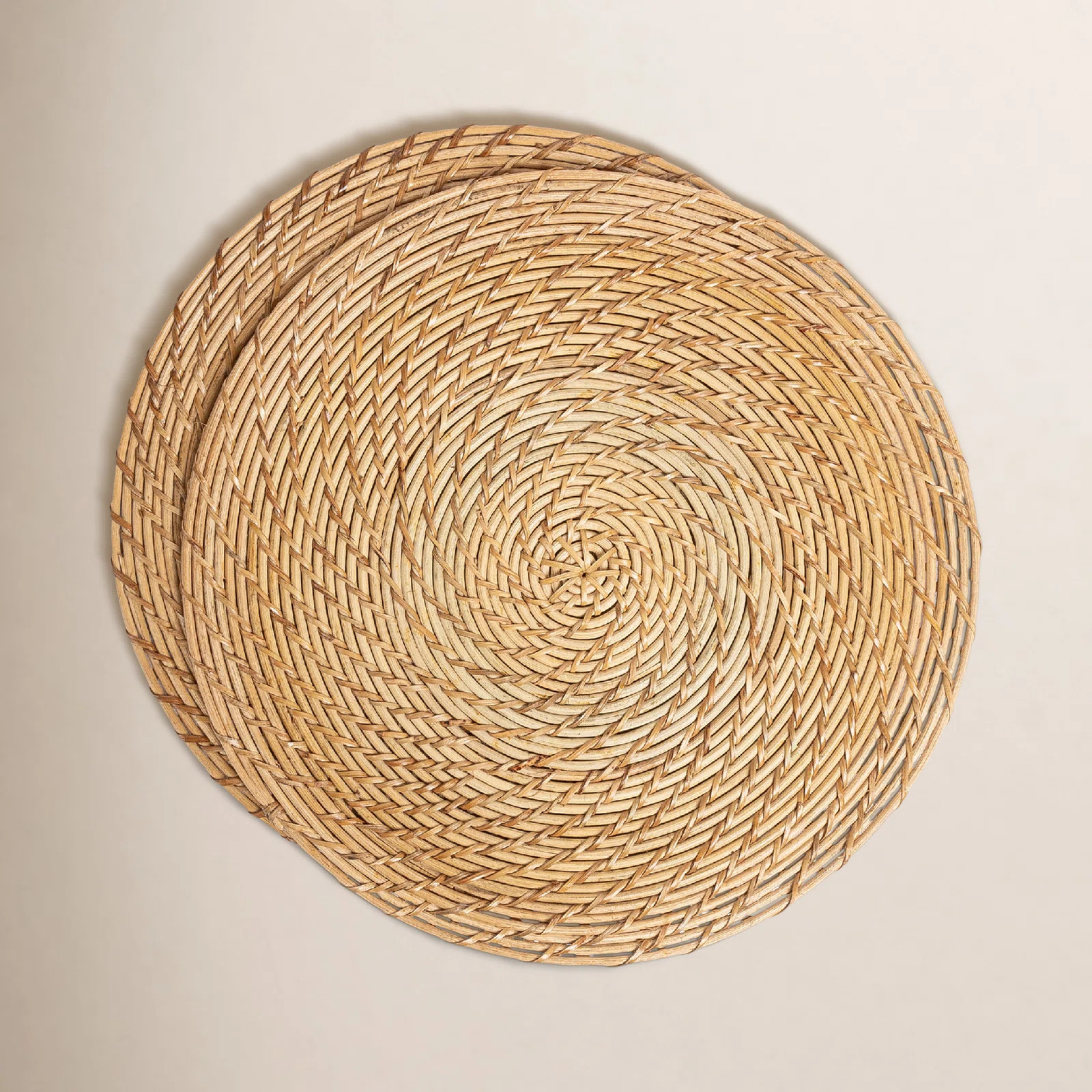 Natural Fiber Over&Back Woven Frayed Chambray Placemats | Wayfair North America
