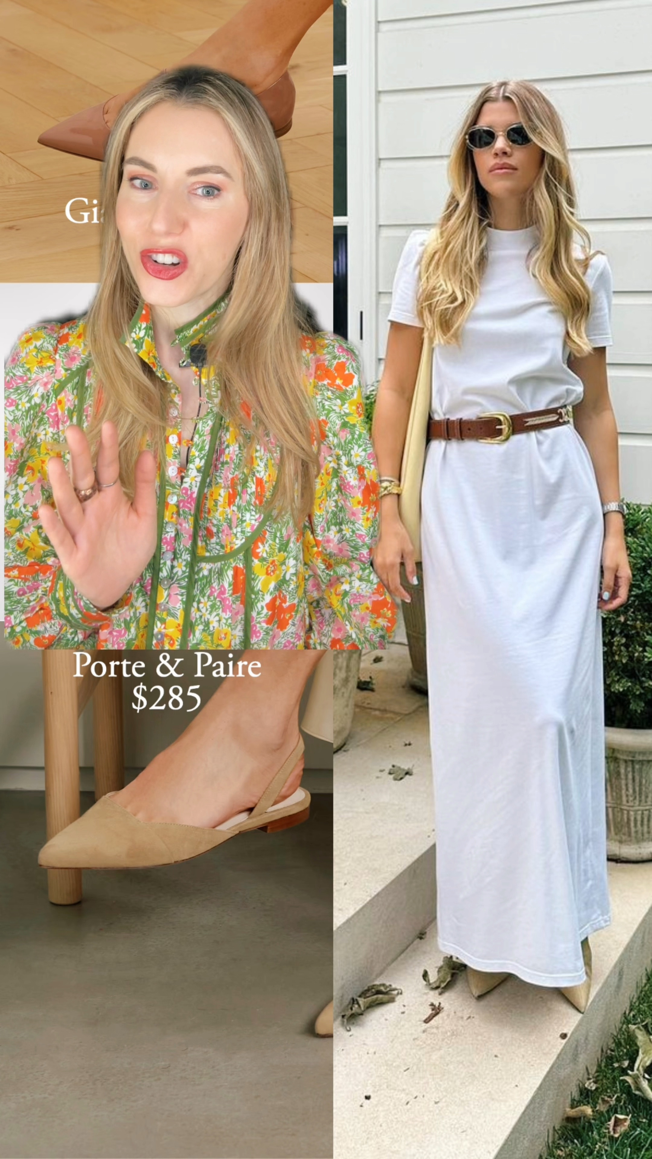 Love how Sofia contrasts a casual T shirt dress with sculptural, pointy toes shoes. Fashion!

#LTKstyletip #LTKshoecrush