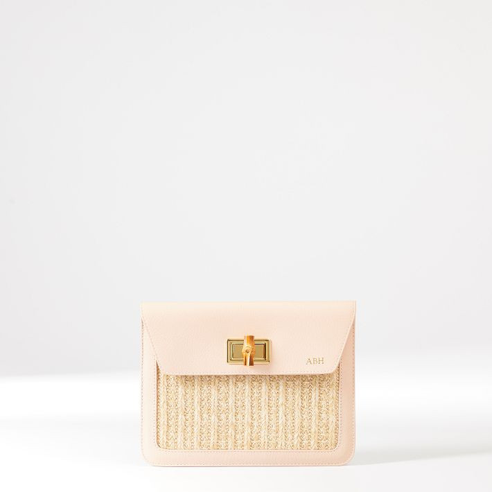Bamboo Raffia Clutch | Mark and Graham