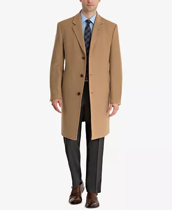 Lauren Ralph Lauren Men’s Luther Luxury Blend Overcoat & Reviews - Coats & Jackets - Men - Macy... | Macys (US)