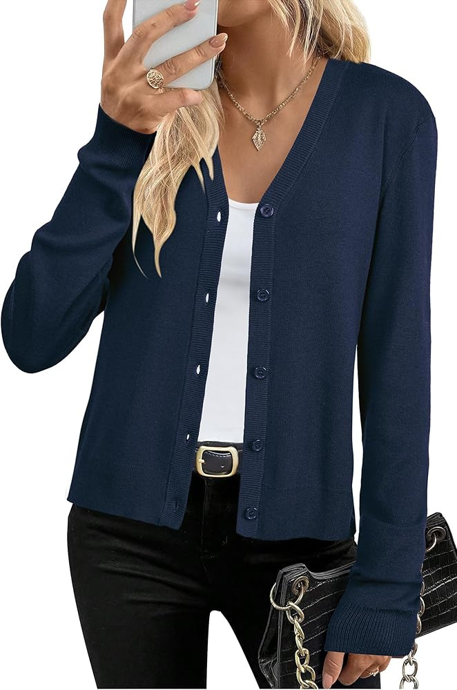 Arach&Cloz Women's Wool Blend Business Casual Cardigan Sweaters 2025 | Amazon (US)