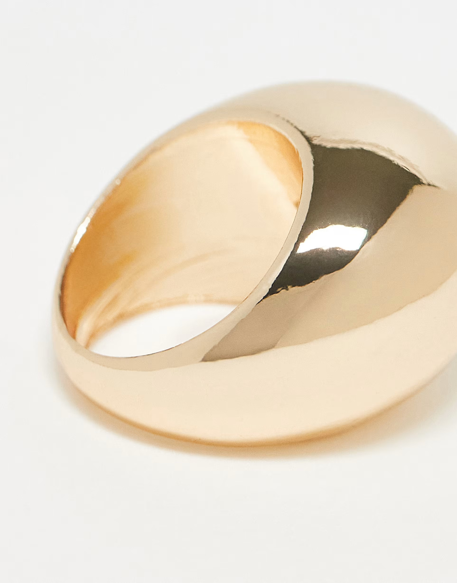 ASOS DESIGN ring with oversized bubble design in gold tone | ASOS (Global)